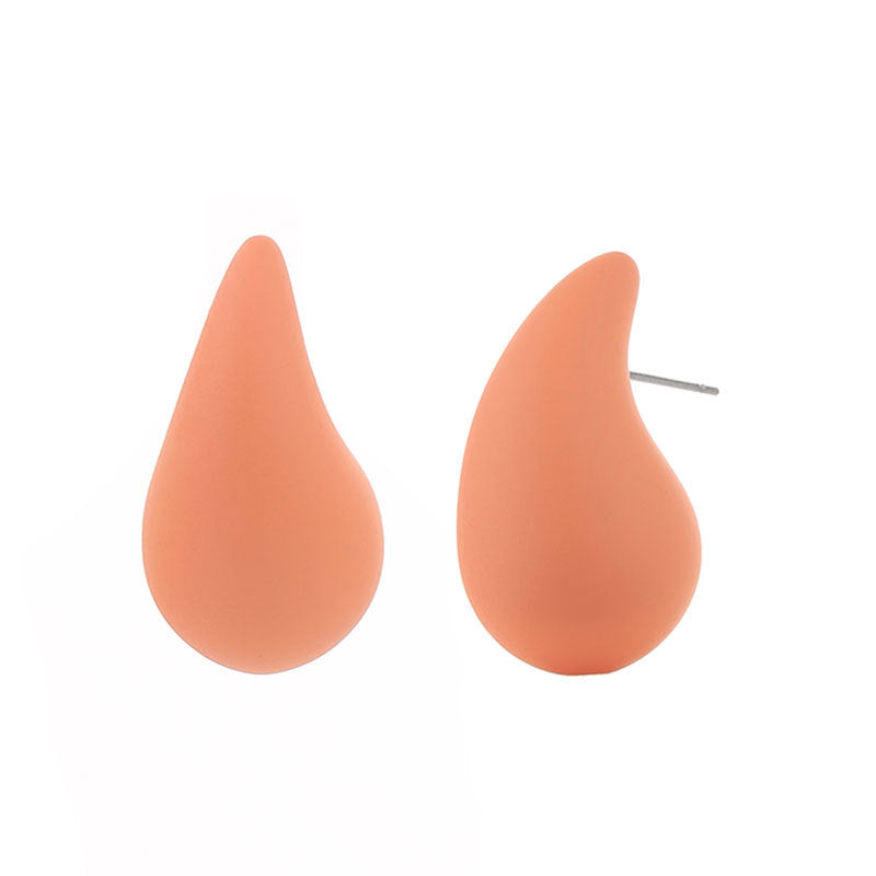 Wholesale Gut Acrylic Spray Paint Solid Color Ladies Earrings